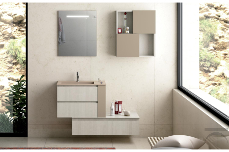 Arredo bagno di design sospeso