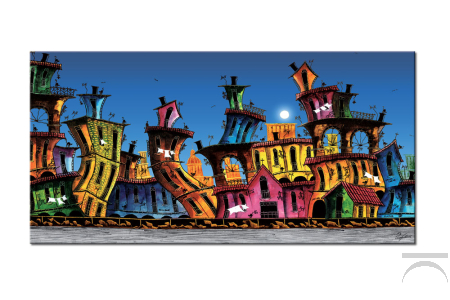 Quadro naif, Fantasy City