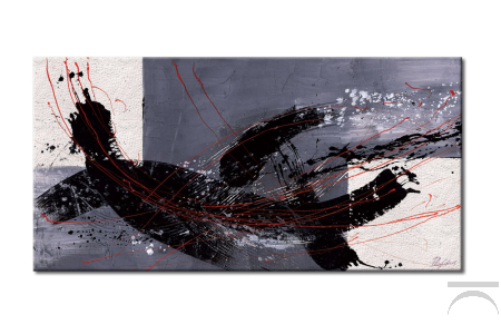 Quadro su tela con immagine astratta, Dramatic