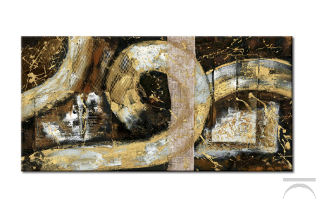 Quadro astratto su tela, Svincoli