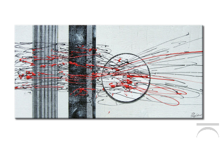 Quadro con immagine astratta su telaio, Murale