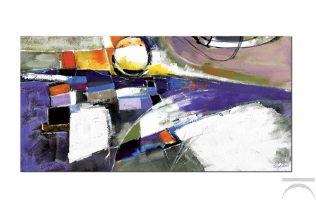 Quadro con immagine astratta, Arlecchino