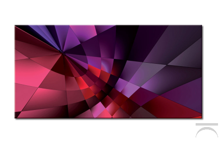 Quadro moderno stampato su tela o vetro, Ritagli Viola