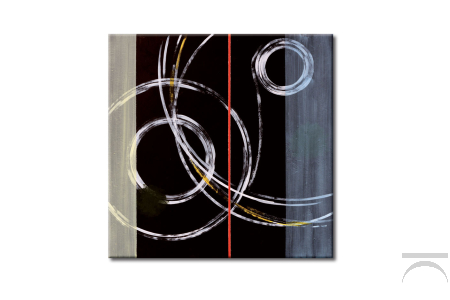Quadro d'arredo con immagine astratta