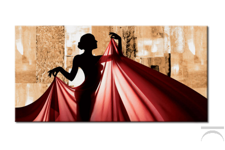 Quadro con soggetto femminile 