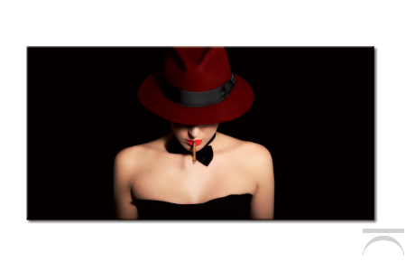 Quadro con immagine femminile