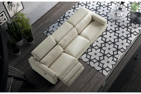3 reclinable plazas con reposacabezas ajustable