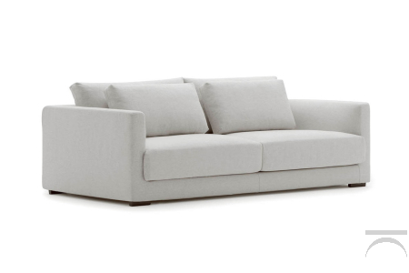 2 seat sofa with double back cushions