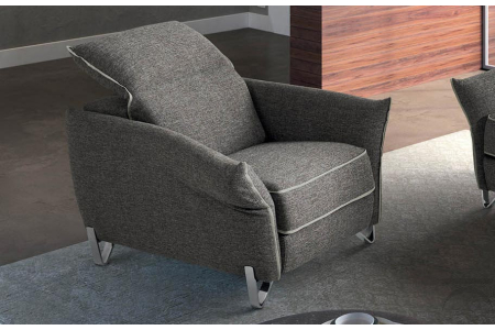 diseño cómodo sillón con reposabrazos abatible y reposacabezas