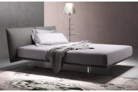 Letto design imbottito matrimoniale disponibile anche 1 piazza e mezza