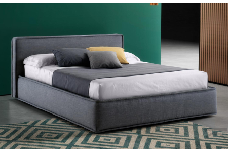 Stuffed storage double bed