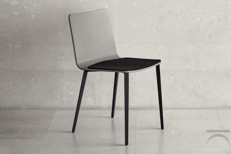 Sedia con cuscinetto Kate