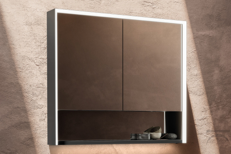 Specchio Tri-Star con contenitore