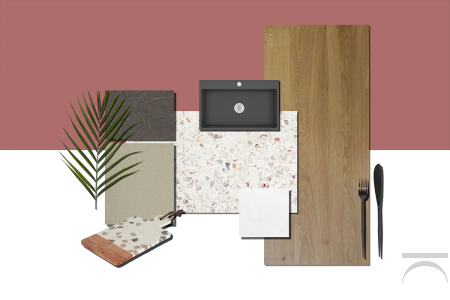 Design and realisation of a matt lacquered designer kitchen with appliances