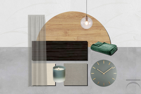Realisation of cosy living room furniture in an open space environment