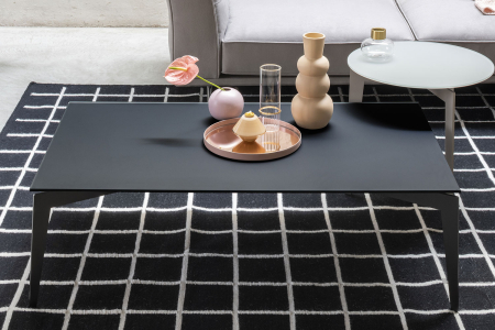 Shamrock Home Tavolino Da Divano Con Clip - 2 Pezzi, Nero, Portatile E Pieghevole Per Braccioli Largi (fino A 35,6 Cm)