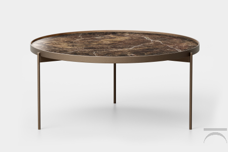 Tavolino Esprit in bronzo sable