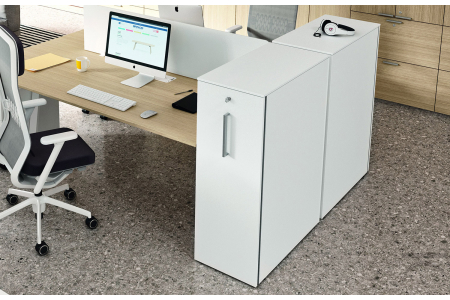 Classificatore ufficio moderno alto con serratura e maniglia verticale