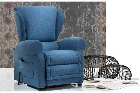 Poltrona extra comfort grazie all'ampia seduta imbottita