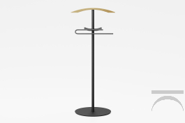 Simple Houseware Porta Abiti Con Asta Orizzontale Estensibile, Struttura In Acciaio, Montaggio Facile
