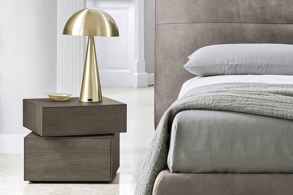 Mesitas de noche con cajones para dormitorio