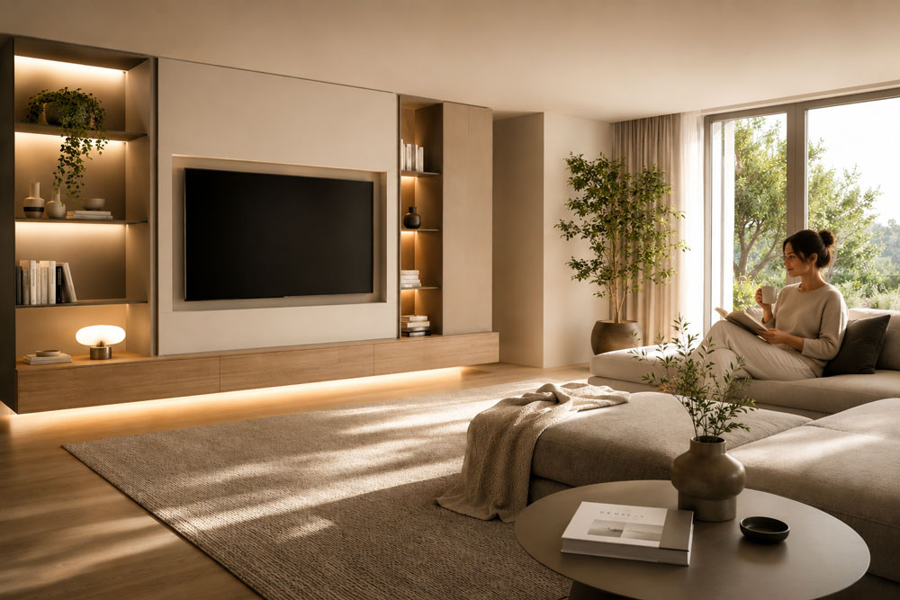 Decluttering, organización del espacio y bienestar mental en el salón
