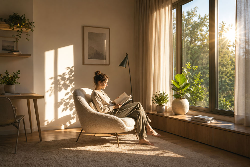 Natural light at home and physical and mental wellbeing