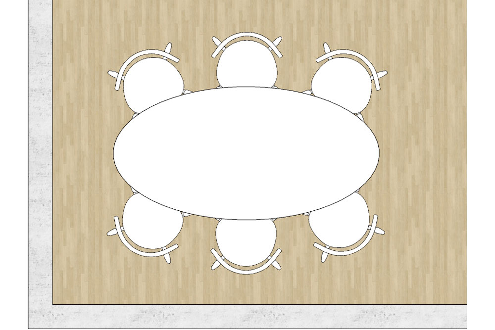 Table ovale
