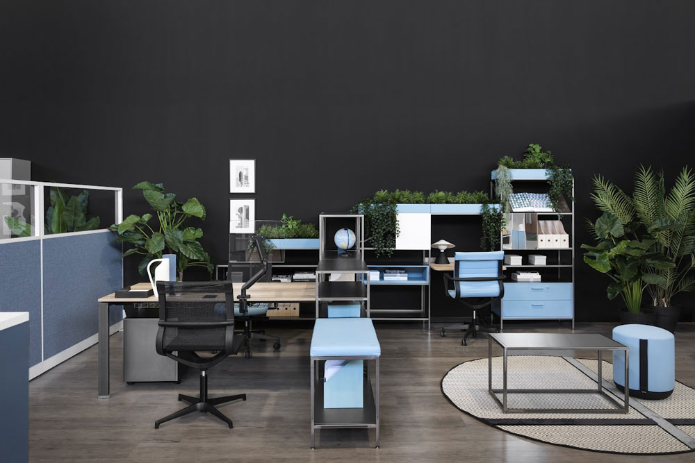Showroom Bralco de mobiliario de oficina